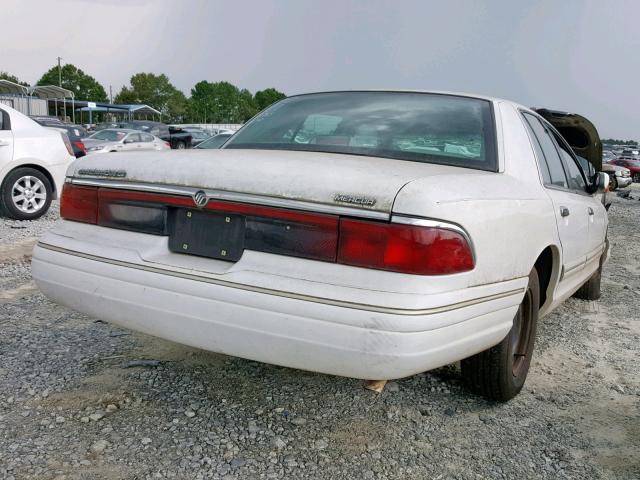 2MELM74W3VX715953 - 1997 MERCURY GRAND MARQ WHITE photo 4