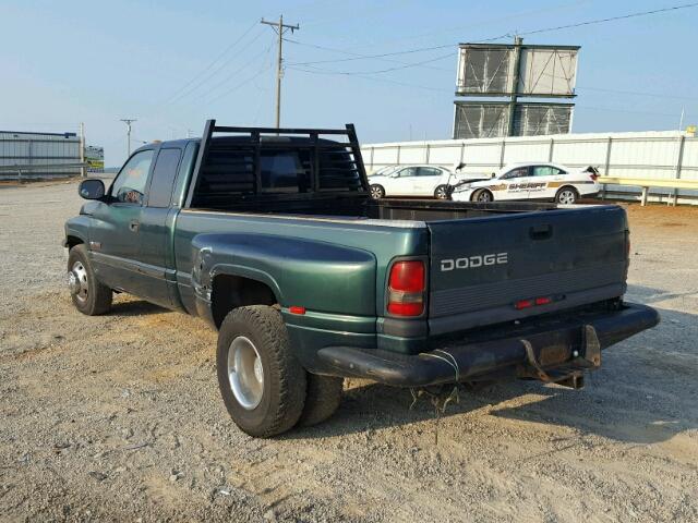 1B7MC33771J257932 - 2001 DODGE RAM 3500 GREEN photo 3