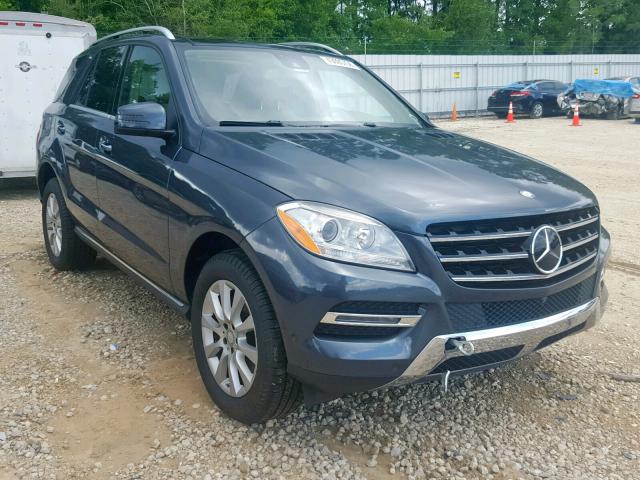 4JGDA0EB1FA472442 - 2015 MERCEDES-BENZ ML 250 BLU GRAY photo 1