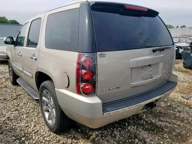 1GKFK63878J125676 - 2008 GMC YUKON DENA GOLD photo 3