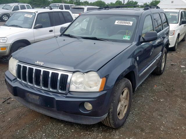 1J4HR58N46C347208 - 2006 JEEP GRAND CHER BLUE photo 2