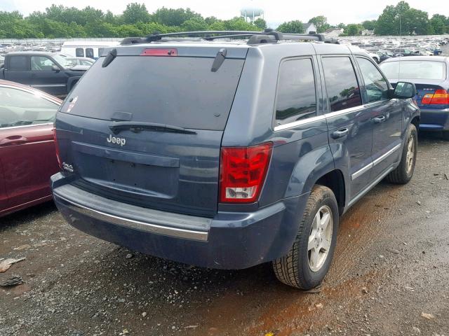 1J4HR58N46C347208 - 2006 JEEP GRAND CHER BLUE photo 4