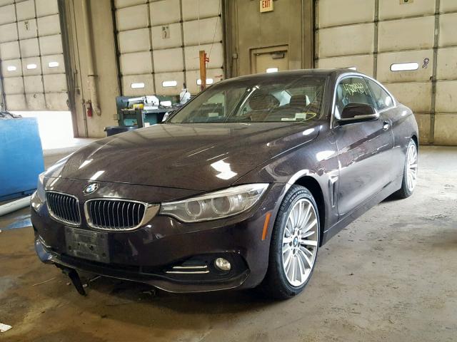WBA3N5C59EK196449 - 2014 BMW 428 XI BROWN photo 2