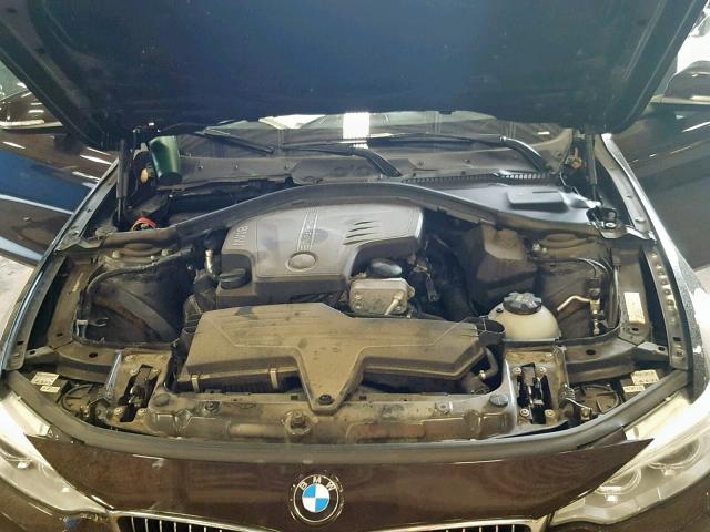 WBA3N5C59EK196449 - 2014 BMW 428 XI BROWN photo 7