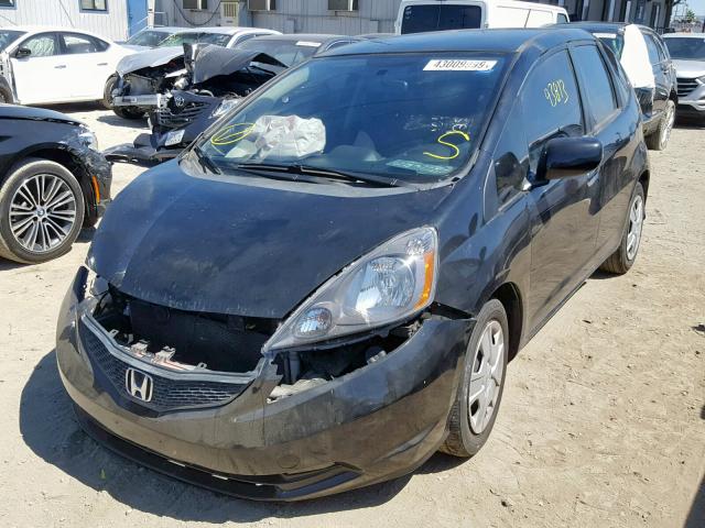 JHMGE8H39DC010414 - 2013 HONDA FIT BLACK photo 2