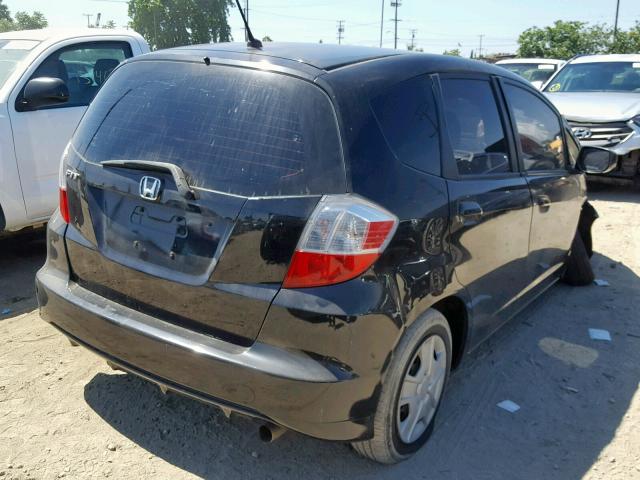 JHMGE8H39DC010414 - 2013 HONDA FIT BLACK photo 4