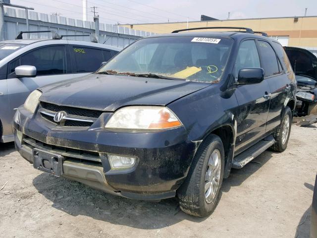 2HNYD18653H000902 - 2003 ACURA MDX TOURIN BLACK photo 2