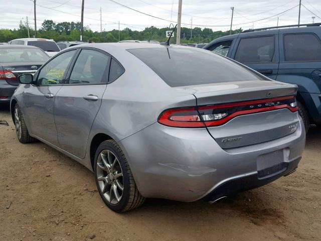 1C3CDFBB3ED745316 - 2014 DODGE DART SXT GRAY photo 3