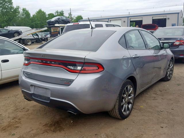 1C3CDFBB3ED745316 - 2014 DODGE DART SXT GRAY photo 4