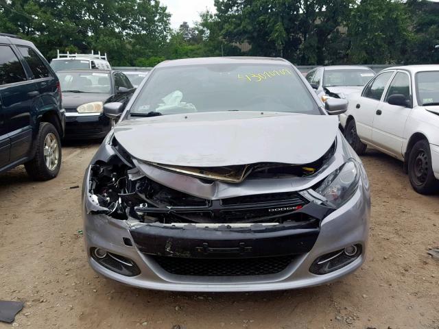 1C3CDFBB3ED745316 - 2014 DODGE DART SXT GRAY photo 9