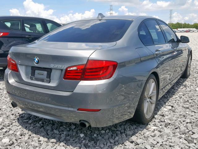 WBAFR7C54BC601622 - 2011 BMW 535 I GRAY photo 4