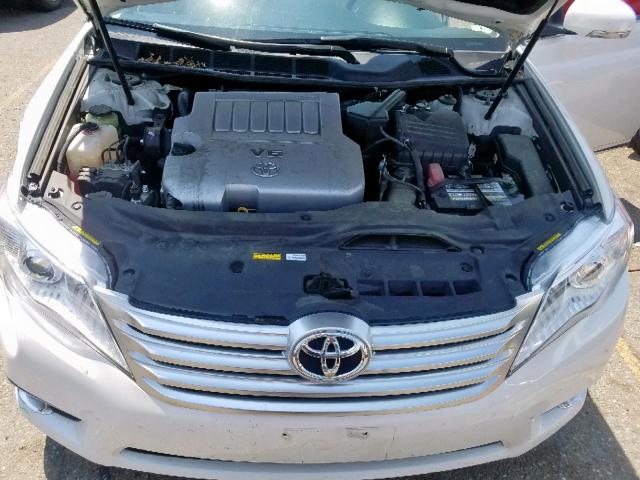 4T1BK3DB3BU391281 - 2011 TOYOTA AVALON BAS WHITE photo 7