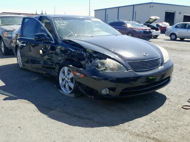 JTHBA30G955118822 - 2005 LEXUS ES 330 BLACK photo 1