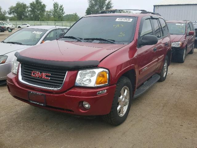 1GKDT13S042438768 - 2004 GMC ENVOY RED photo 2