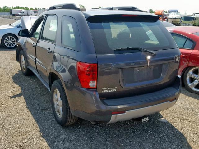 2CKDL33F086301051 - 2008 PONTIAC TORRENT GRAY photo 3