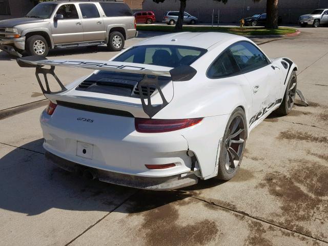 WP0AF2A96GS192860 - 2016 PORSCHE 911 GT3 RS WHITE photo 4