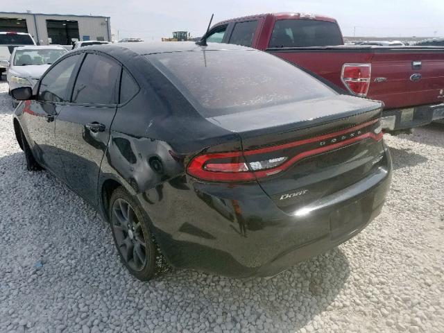 1C3CDFBB7FD278872 - 2015 DODGE DART SXT BLACK photo 3