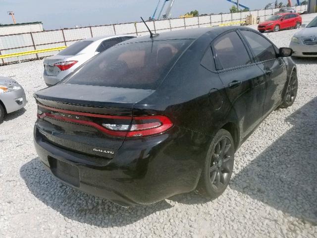 1C3CDFBB7FD278872 - 2015 DODGE DART SXT BLACK photo 4