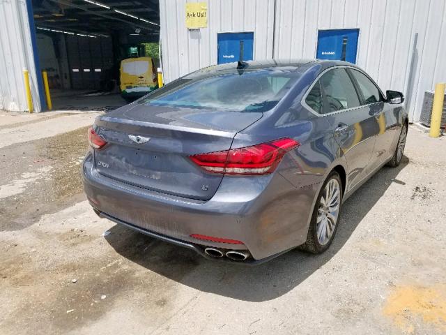 KMHGN4JF8FU069655 - 2015 HYUNDAI GENESIS 5. GRAY photo 4