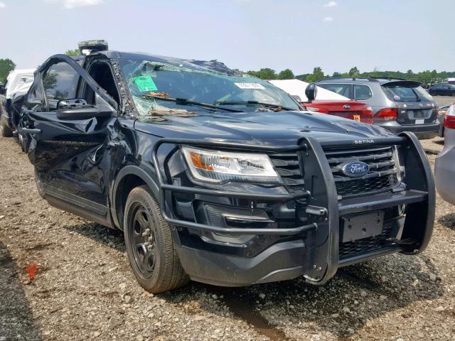 1FM5K8ARXHGD25104 - 2017 FORD EXPLORER P BLACK photo 1