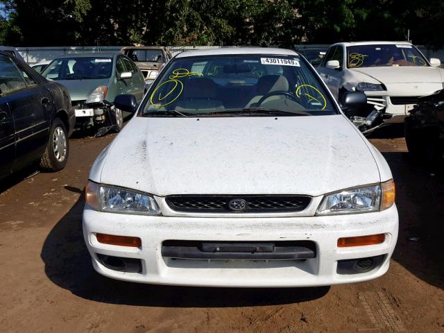 JF1GC4354XG500772 - 1999 SUBARU IMPREZA L WHITE photo 9