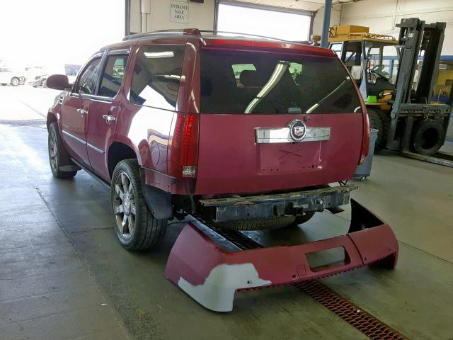 1GYFK63857R304143 - 2007 CADILLAC ESCALADE L RED photo 3