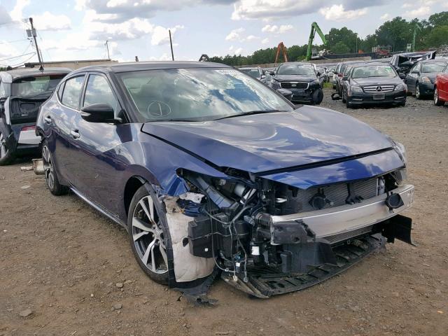 1N4AA6AP1HC385052 - 2017 NISSAN MAXIMA 3.5 BLUE photo 1