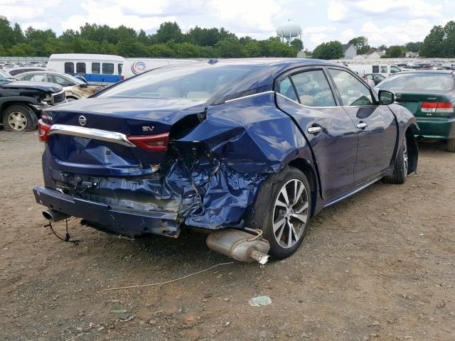 1N4AA6AP1HC385052 - 2017 NISSAN MAXIMA 3.5 BLUE photo 4