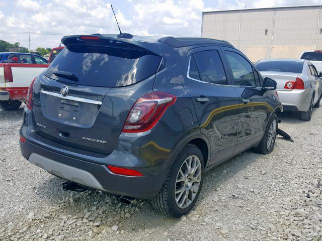 KL4CJ1SBXJB666734 - 2018 BUICK ENCORE SPO GRAY photo 4