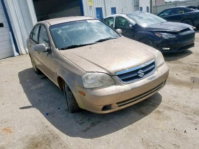 KL5JD56Z76K451442 - 2006 SUZUKI FORENZA TAN photo 1