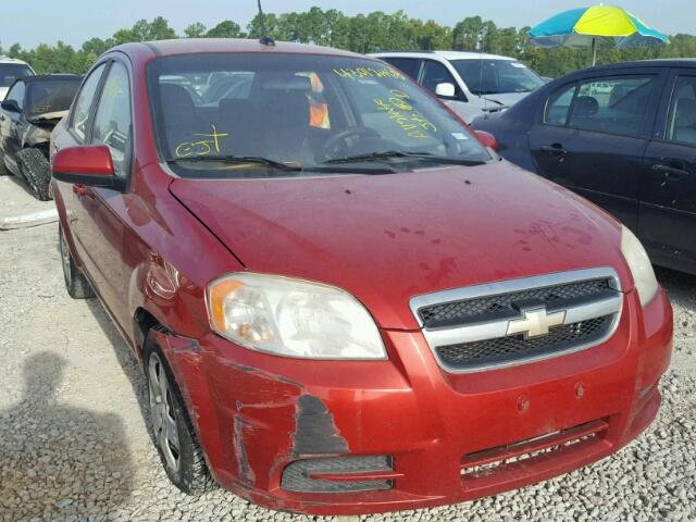 KL1TD5DE4BB135128 - 2011 CHEVROLET AVEO LS RED photo 1