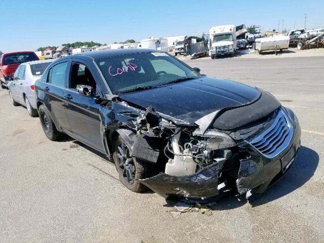 1C3CCBAB3CN168470 - 2012 CHRYSLER 200 LX BLACK photo 1