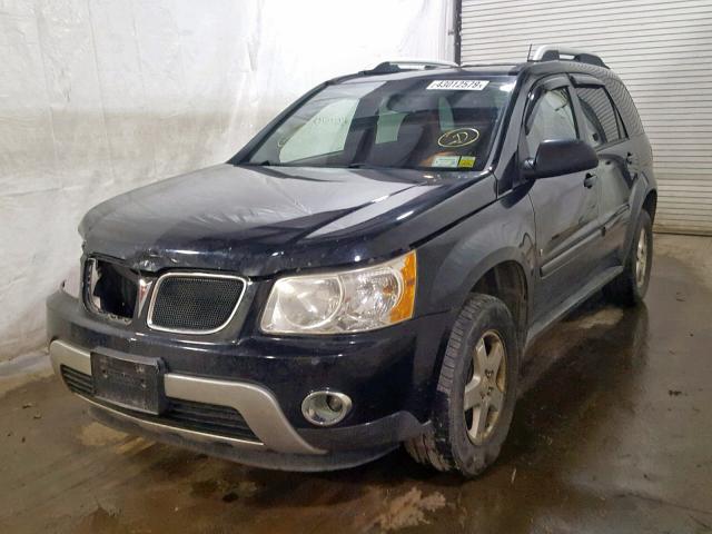 2CKDL73F676083686 - 2007 PONTIAC TORRENT BLACK photo 2