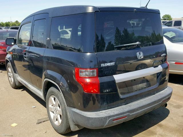 5J6YH28739L001867 - 2009 HONDA ELEMENT EX BLACK photo 3