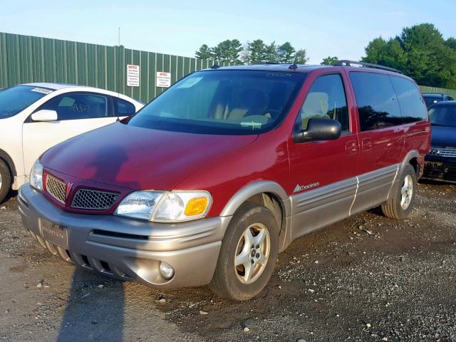 1GMDX03E64D170779 - 2004 PONTIAC MONTANA RED photo 2