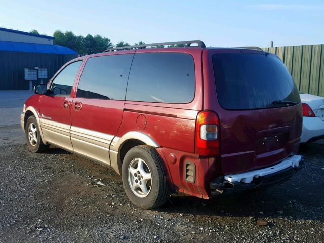 1GMDX03E64D170779 - 2004 PONTIAC MONTANA RED photo 3