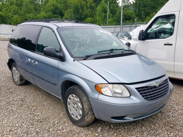 1C4GP45R94B602947 - 2004 CHRYSLER TOWN & COU BLUE photo 1