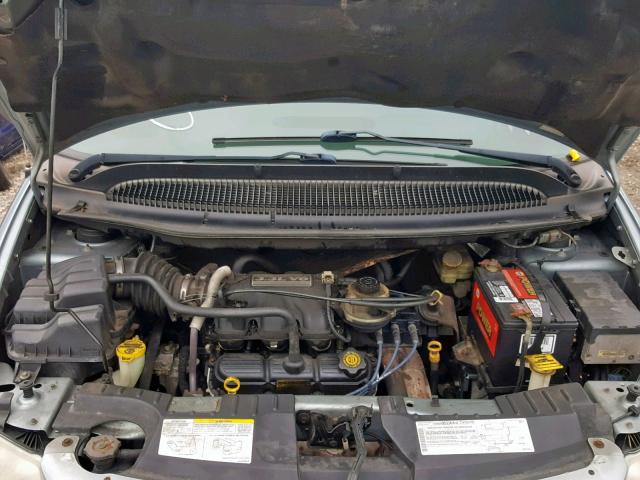 1C4GP45R94B602947 - 2004 CHRYSLER TOWN & COU BLUE photo 7