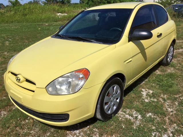 KMHCM36C19U127989 - 2009 HYUNDAI ACCENT GS YELLOW photo 2