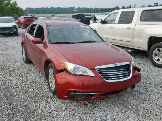 1C3CCBBB3EN178658 - 2014 CHRYSLER 200 TOURIN MAROON photo 1