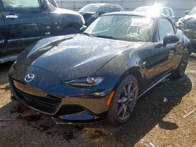 JM1NDAD74G0108008 - 2016 MAZDA MX-5 MIATA BLACK photo 2