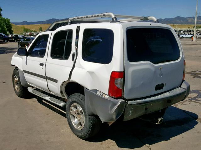 5N1ED28Y6YC562636 - 2000 NISSAN XTERRA XE WHITE photo 3