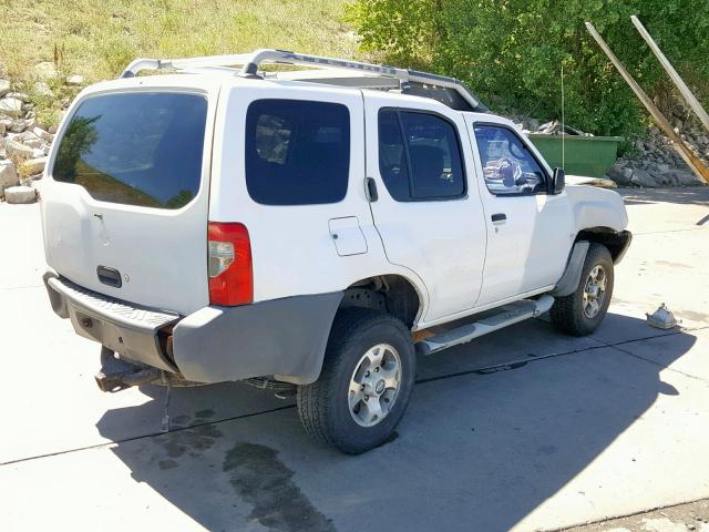 5N1ED28Y6YC562636 - 2000 NISSAN XTERRA XE WHITE photo 4