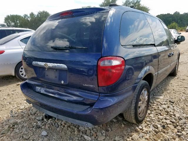 2A8GP64L46R829338 - 2006 CHRYSLER TOWN & COU BLUE photo 4