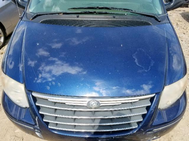 2A8GP64L46R829338 - 2006 CHRYSLER TOWN & COU BLUE photo 7