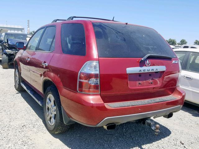 2HNYD18975H524260 - 2005 ACURA MDX TOURIN RED photo 3