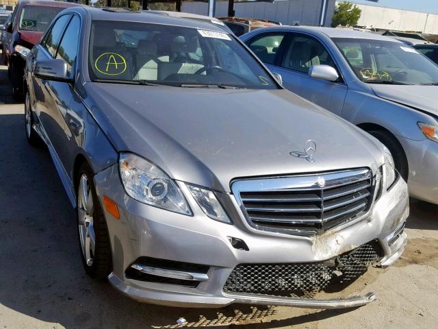 WDDHF5KB6CA584700 - 2012 MERCEDES-BENZ E 350 GRAY photo 1