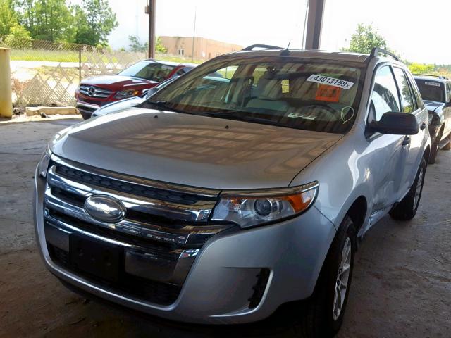 2FMDK3GC8DBB41377 - 2013 FORD EDGE SE SILVER photo 2