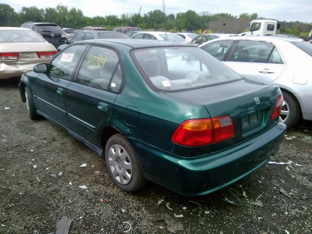 2HGEJ661XYH579013 - 2000 HONDA CIVIC BASE GREEN photo 3