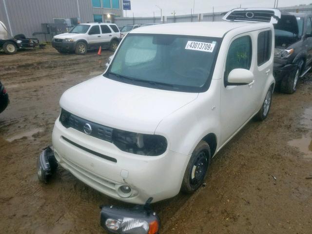 JN8AZ28R99T110103 - 2009 NISSAN CUBE BASE WHITE photo 2